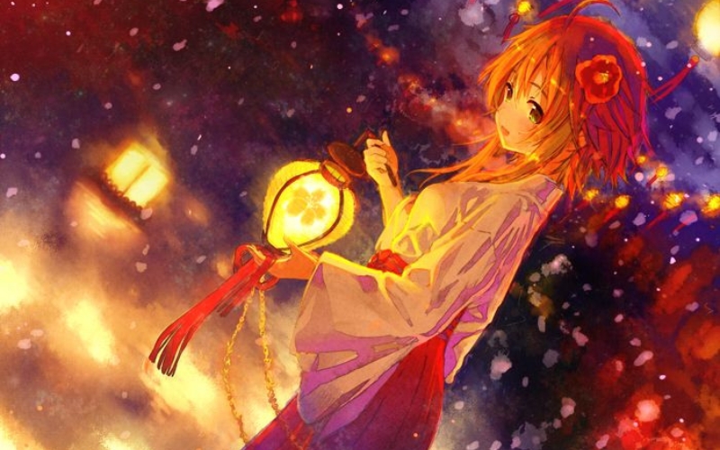 Những bức tranh anime Trung Thu sinh động, thể hiện nét đẹp văn hóa dân gian