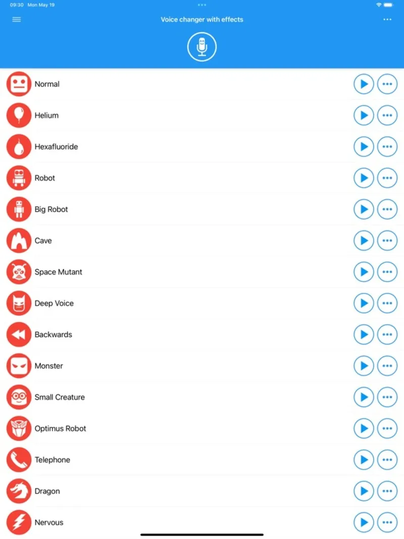 App chỉnh giọng hát  - Voice Changer with effects