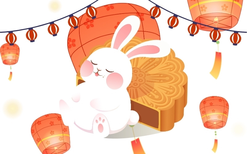 Background Trung Thu tạo không gian rực rỡ, ấm áp và đậm nét văn hóa