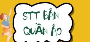 STT bán quần áo
