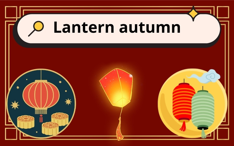 Hình ảnh đèn lồng thường xuất hiện trong các banner sự kiện mỗi khi Trung Thu cận kề