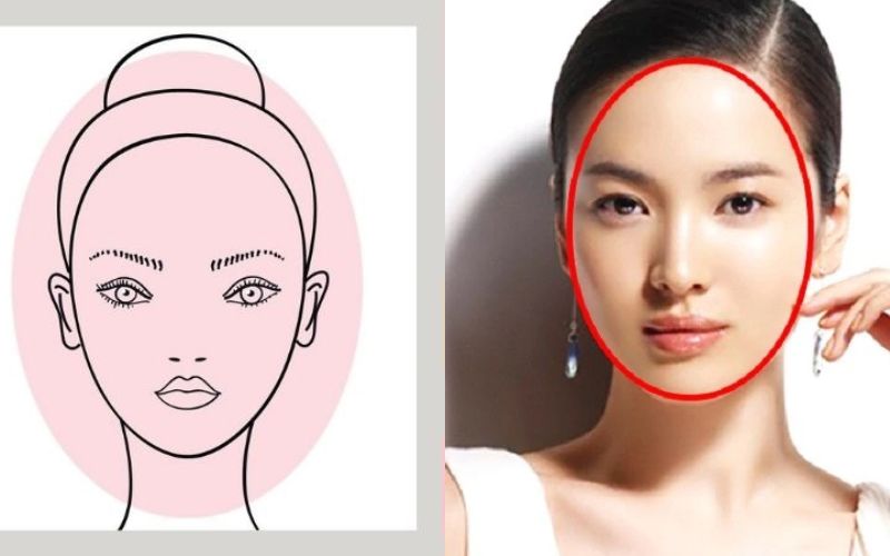 Dáng lông mày phát tài chân mày hợp với mặt trái xoan