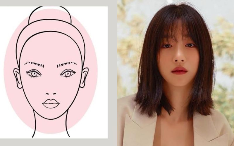 Dáng lông mày phát tài chân mày hợp với mặt dài