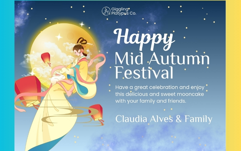 Poster Trung Thu thường được sử dụng để quảng bá mỗi khi ngày lễ đến gần