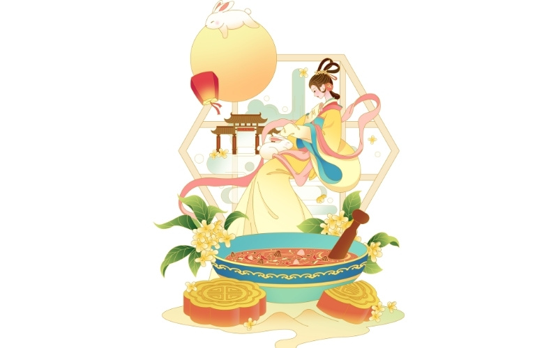 Bài thơ về Trung Thu thú vị với nhân vật chính là hai chú gia cầm