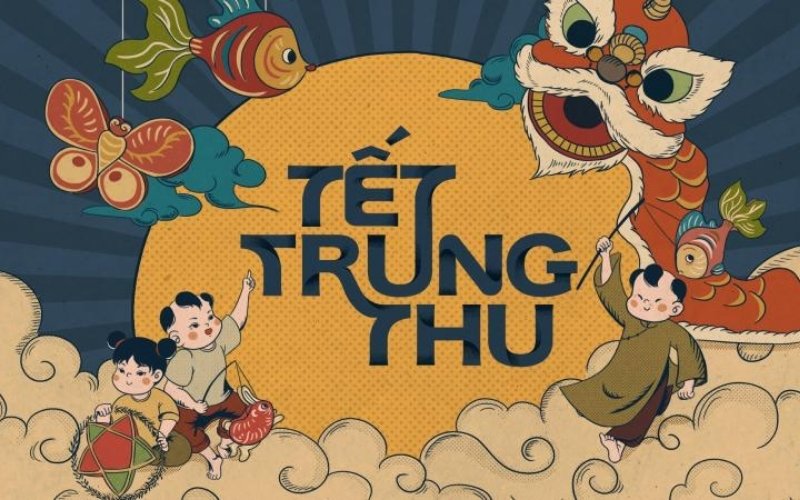 Bài thơ về Trung Thu với sự góp mặt đông đủ của các loài động vật