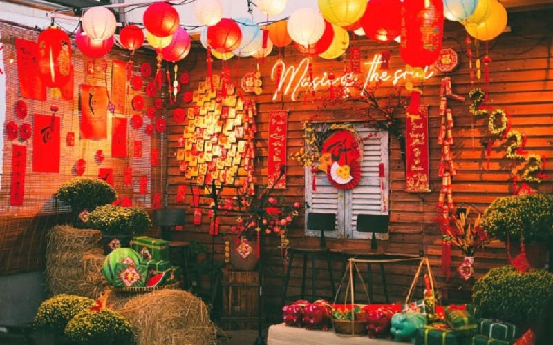 Trang trí Trung Thu với quầy Live Station tạo không gian hấp dẫn