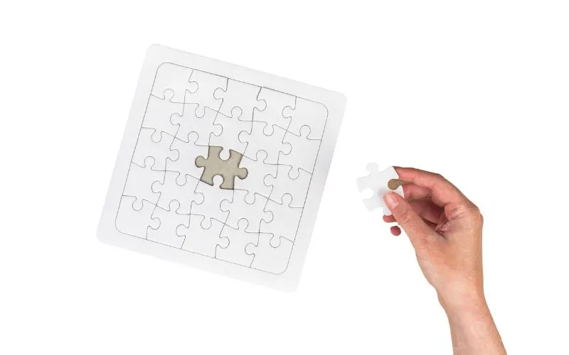 Trật sử dụng trong ngữ cảnh lắp ghép các mảnh bị trật 