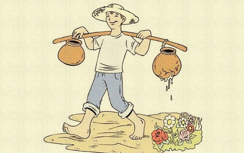 Câu chuyện về người nông dân và chiếc bình nứt 