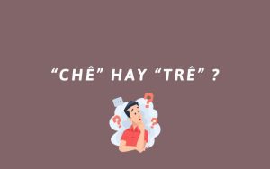 Chê hay trê là đúng? Cách viết chuẩn chính tả và ví dụ chi tiết