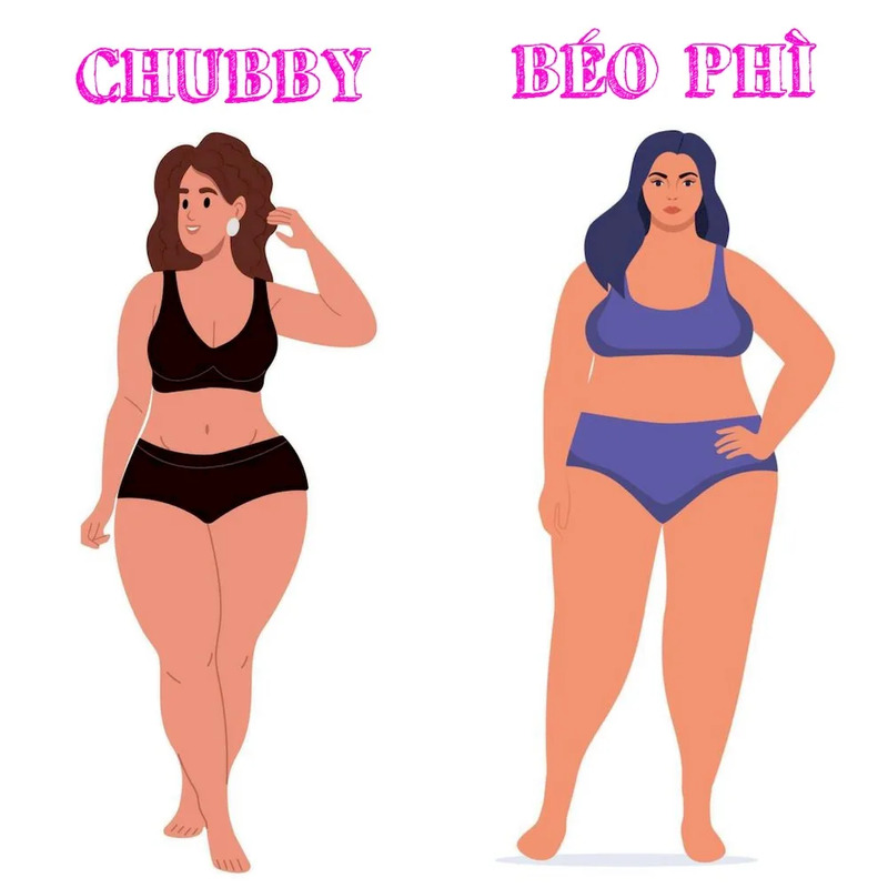 Chubby là gì? - Dáng người chubby vẫn tạo được sự săn chắc và không kém phần đáng yêu