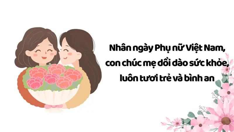 Lời chúc 20/10 cho mẹ chồng hay nhất