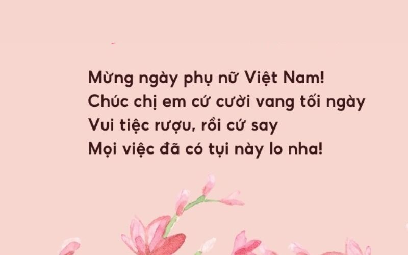 Lời chúc đơn giản nhưng vẫn vui vẻ 