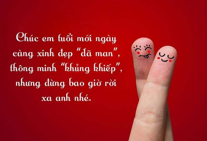 Lời chúc sinh nhật người yêu