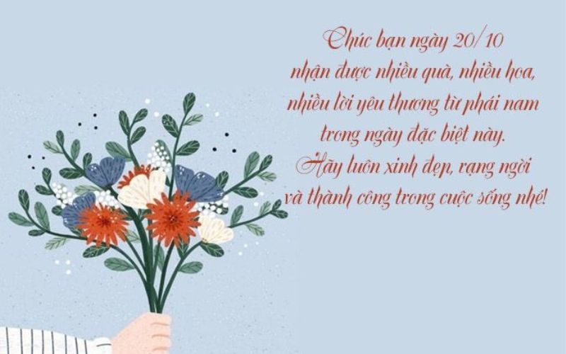 Lời chúc từ phái nam ngọt ngào 