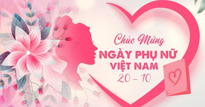 Mẫu thiệp chúc mừng ngày Phụ Nữ Việt Nam