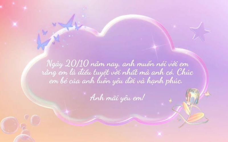 Tặng bạn gái dễ thương