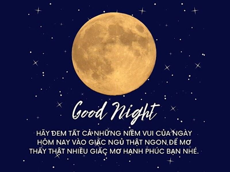 Thả thính chúc ngủ ngon ngắn gọn