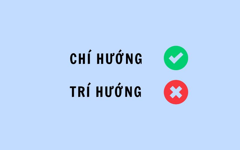 Trí hướng hay chí hướng?