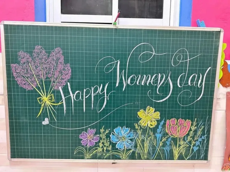 Vẽ bảng tôn vinh phụ nữ Việt