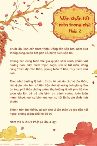 Bài Cáo Cúng Tất Niên