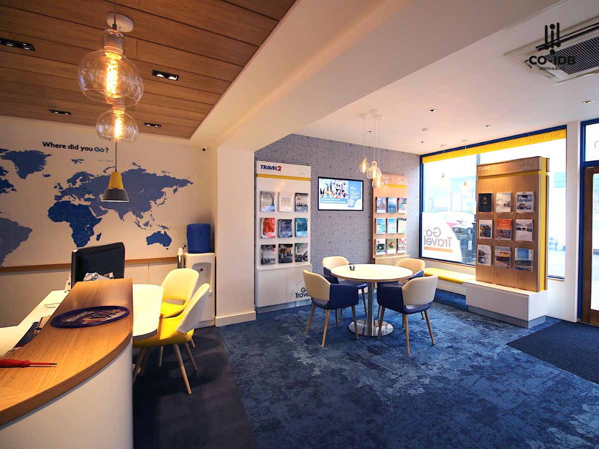 Color psychology in travel agency design