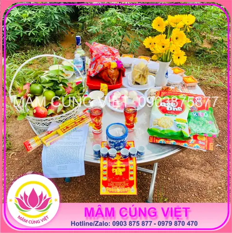 Cách Bài Trí Vât Pẩm Cúng Động Thổ Cách Bài Trí Vât Pẩm Cúng Động Thổ