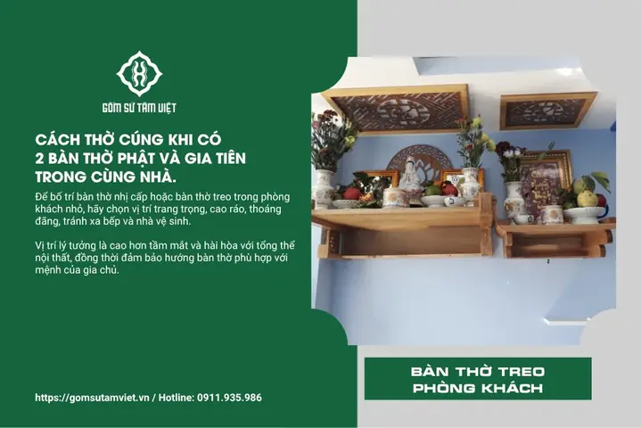 Thờ Phật Cúng Phật Không Gian Nhà Hẹp